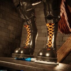 1:1 3d_(artwork) absurd_res animal_genitalia animal_penis anthro anthro_on_anthro arms_tied ball_crush ball_gag ball_squeeze balls basement bdsm biped black_body black_boots black_clothing black_footwear black_fur black_shoes blender_(artwork) blender_cycles_(artwork) blindfold blue_body blue_fur blue_penis bodily_fluids bondage boot_on_balls boot_on_penis boots bottomwear bound brown_body brown_fur canid canine canine_genitalia canine_penis canis claws clothed clothing cock_and_ball_torture cockbox crush cuff_(restraint) cum cum_dripping_from_penis cum_on_penis depth_of_field digital_media_(artwork) dominant dragonplayer dragonplayer_(character) dungeon duo erection exercise feet flat_balls foot_crush foot_fetish foot_on_balls foot_on_penis foot_play footwear fox fur gag gagged genital_fluids genital_torture genitals goth_boots grey_body grey_fur hair harness hi_res hindpaw hybrid inside jacket jex knot latex leather leather_boots leather_bottomwear leather_clothing leather_footwear leather_jacket leather_pants leather_topwear legs_tied legwear male male/male mammal metal_cuffs moan multicolored_body nude on_ground open_mouth orange_body orange_fur orgasm pain pants paws penis penis_squeeze reflection restraints rexouium screaming sex shoes shoes_on slim slim_anthro slim_male slim_sub smile spikeberube standing standing_on_balls submissive submissive_male tail topwear torture trampling weightlifting weights white_body white_fur workout