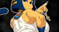 ankha from animal crossing by bingbingzi