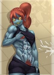 undyne from undertale by redmanart