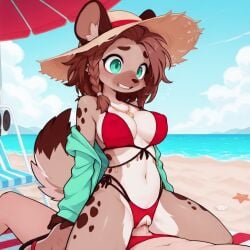 ai_generated animated anthro bottomless bouncing_on_cock bouncing_on_penis clitoral_hood clitoris furry hyena hyena_girl kraakai riding_cock riding_penis tagme uncensored video