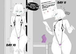 1boy 2025 2d balls ballsack bangs bare_shoulders belly belly_button bikini bikini_top bikini_top_only blue_eyes blush blush_lines bondage chastity chastity_cage chastity_device choker clothed clothing cock collar collarbone cow_print cow_print_bikini cowprint curse cursed cursed_item curvaceous curvaceous_figure curves curvy curvy_body curvy_figure curvy_hips curvy_thighs cute_male dialogue dick dildo english english_dialogue english_text femboy flat_chastity_cage genitals hair_between_eyes hi_res highres hourglass_figure imminent_anal imminent_penetration kanoji_(ni_kanojo) magic magic_bondage magic_item magic_penis male male_only micropenis monochrome mostly_nude mostly_nude_male naked naked_male navel no_nut_november nude nude_male nudity orgasm_denial original original_character parted_bangs partially_clothed penis sex_toy short_hair sissification sissy skimpy skimpy_bikini skimpy_clothes skinny slim slim_waist sling_bikini small_balls small_penis smooth_balls smooth_skin solo solo_male speech_bubble stomach tentacle tentacle_dildo tentacle_sex_toy testicles text thick thick_hips thick_legs thick_thighs thighs trap voluptuous voluptuous_male waist wide_hips
