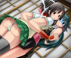 asuka (senran kagura) from keroro gunsou by artist request
