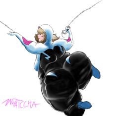 1girls ass bbw big_ass bubble_butt fat fat_ass female gwen_stacy large_ass marvel marvel_comics obese overweight solo_female spider-gwen spider-man_(series) thick_thighs thighs whatccha