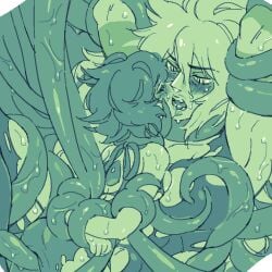 2girls arms_behind_back ass blush bodysuit bondage bound bound_arms breast_press clothed_sex crop_top dark_hair dokur01 dress duo female female_focus femsub gem_(species) green_theme implied_penetration implied_sex jasper_(steven_universe) kissing lapis_lazuli_(steven_universe) light_hair looking_at_each_other multiple_girls multiple_subs muscular muscular_female muscular_sub nude overwhelmed rape restrained sex sex_under_skirt size_difference skindentation skirt slime steven_universe stuck suggestive_fluid swa660w sweat tentacle tentacle_bondage tentacle_rape tentacle_sex tentacle_under_clothes tentacle_under_skirt torn_bodysuit torn_clothes torn_crop_top torn_dress torn_skirt yuri