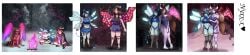 absurd_res ass_expansion blue_skin brainwashing breast_expansion cirno corruption female fujiwara_no_mokou high_resolution identity_death nyxx-x purple_skin red_skin succubus sumireko_usami touhou transformation transformation_sequence wings