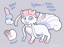 alolan_vulpix balls canine_penis feral feralsoren furry hybrid knot male male_only model_sheet penis pokemon pokemon_(species) solo sylveon vulpix