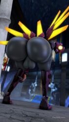 1boy big_ass big_balls big_butt don'tasklemon dontasklemon heavy_balls looking_at_viewer looking_back robot robot_boy solo tagme thick_ass thick_thighs ultrakill v2_(ultrakill) wings