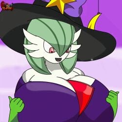 . animated big_breasts breast_squeeze breasts breasts_bigger_than_head female gardevoir gif pokémon_(species) pokemon pokemon_(species) swasbi_(artist) tagme vanessa_(zer0264)