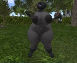 3d animated anthro anthro_only big_ass big_breasts breasts bubble_butt female ferialexonar huge_ass mp4 no_humans no_sound pokemon pokemon_(species) pokemon_only salandit second_life tagme thick_thighs video wide_hips