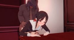 3d animated cheating dark-skinned_male drew_(artist) gif interracial kaguya-sama_wa_kokurasetai_~tensai-tachi_no_renai_zunousen~ koikatsu netorare sex shinomiya_kaguya