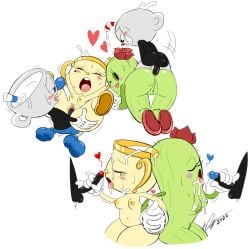 cactus cactus_girl cactus_girl_(cuphead) chalice cum cuphead cuphead:_the_delicious_last_course cuphead_(game) female footwear handwear legendary_chalice male manual ms._chalice mugman nude_edit timoteihiv vaginal