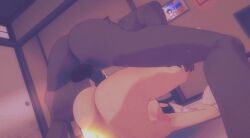 3d animated bed cheating dark-skinned_male dark_skin drew_(artist) gif hyuuga_hinata interracial naruto netorare sex