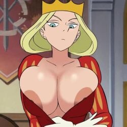 <1_second_video 1:1 1girls animated areola_slip areolae big_breasts breasts crown divine_wine female female_only huge_breasts interpolated large_breasts light-skinned_female loop nipples no_sound ousama_ranking queen_hilling ranking_of_kings short_playtime shorter_than_10_seconds shorter_than_30_seconds smooth_animation solo tagme third-party_edit vampiranhya_(artist) video