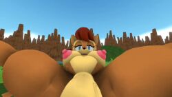 3d animated big_breasts big_penis breast_jiggle breasts caption chipmunk cum cum_announcement cum_in_mouth cum_inside english_subtitles five_(artist) furry futanari ground_squirrel jiggling_breasts mammal mp4 penis pov rodent sally_acorn sciurid sonic_(series) sound source_filmmaker submissive_pov taker_pov video