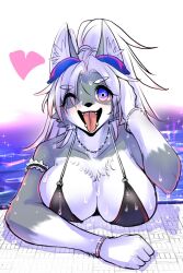 1girls 5_fingers anthro big_breasts breasts female furry ookamiwaho solo solo_female tagme