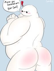 ! adorable ass baymax big_ass big_butt big_hero_6 chubby chubby_male cute cute_face disney disney+ english_text fat_ass fat_butt huge_ass huge_butt male male_only marvel overweight overweight_male pixar ringersoul shiny_ass shiny_butt solo solo_male text white_body white_skin