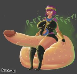 1futa big_balls big_breasts big_penis capcom dark-skinned_futanari dark_skin egyptian_clothes egyptian_headdress fart fart_cloud fart_fetish farting futa_only futanari gigantic_penis gigantic_testicles huge_breasts huge_cock huge_testicles hyper hyper_balls menat middle_finger purple_hair short_hair sitting_on_balls solo street_fighter street_fighter_v sweat sweaty_balls thick_thighs thighhighs veiny_penis zeltanari