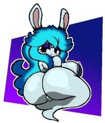 1girls big_ass big_breasts female female_only full_body furry mario_(series) mario_+_rabbids mario_+_rabbids:_sparks_of_hope midnite_(mario_+_rabbids) nintendo pixel_art rabbid raving_rabbids solo solo_female ubisoft windreg