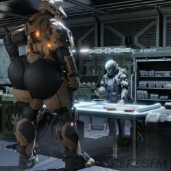 3d big_ass bubble_butt female halo_(series) huge_ass nisha_(reresfm) odst reresfm spartan_(halo) tagme