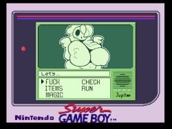 1girls big_breasts breasts breasts_bigger_than_head breasts_out breasts_out_of_clothes female female_only game_boy hair_over_one_eye huge_breasts large_breasts mario_(series) mask nintendo nipples pixel_art shy_gal solo super_game_boy thick thick_hips thick_thighs topless video_game wide_hips windreg