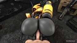 1boy 3d anal anal_insertion anal_penetration animated ass back back_view balls bent_over big_butt dick don'tasklemon dontasklemon erection faceless_forefront femboy gay geth huge_ass human human_on_male human_penetrating light-skinned_male looking_at_another looking_at_viewer looking_back machine male male/male male_on_male male_only malesub mass_effect no_sound nude outside presenting_ass robot robot_boy submissive_male thick_thighs video wide_hips yaoi