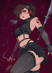 ass atlus goth hatidraw kotone_shiomi megami_tensei persona persona_3 skirt thighs