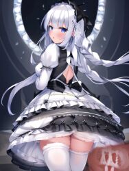 artist_request cum dress female gothic_lolita penis puroe remote_transfer sex skirt thighhighs uncensored white_hair