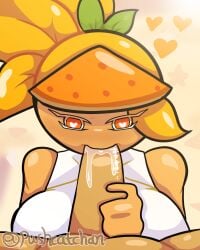 orange cookie from cookie run by pushcat