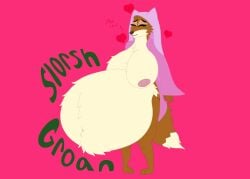 absurd_res anthro areola ass belly belly_fur belly_tuft big_belly big_breasts biped bloated breast_expansion breast_tuft breasts butt_expansion canid canine cheek_tuft chest_tuft clothing dialogue digestion digestion_noises disney expansion face_veil facial_tuft fatal_vore female female_pred fox groan groaning_belly half_naked happy head_tuft headgear headwear heart_symbol hi_res hood huge_belly huge_breasts maid_marian male male_prey mammal mandro22 markings moan navel navel_outline navel_tuft nipples obese obese_anthro obese_female onomatopoeia overweight overweight_anthro overweight_female red_fox robe robe_only robin_hood_(disney) rumbling_stomach satisfaction satisfied satisfied_look slorsh sloshing_belly sound_effects story story_in_description tail tail_markings tail_tuft text true_fox tuft underbelly unseen_prey veil vore