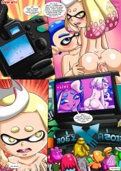 anus ass bbmbbf bed blush breast_sucking breasts comic female inkling inkling_boy john_(splatoon) male male/female marina_(splatoon) nintendo nipples nude off_the_hook_(comic) off_the_hook_(splatoon) palcomix pearl_(splatoon) penetration penis pussy pussy_juice sex splatoon splatoon_2 toon.wtf vaginal vaginal_penetration vaginal_sex