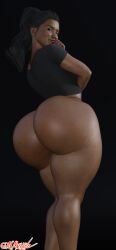 1girls 3d athletic athletic_female big_breasts bottom_heavy breasts brown-skinned_female brown_body brown_skin busty cleavage curvaceous curvy curvy_figure dark-skinned_female dark_skin digital_media_(artwork) eyebrows eyelashes eyes female female_focus fit fit_female hair hips hourglass_figure huge_breasts human large_breasts legs lips mrmasskie original original_character rani_(mrmasskie) thick thick_legs thick_thighs thighs top_heavy upper_body voluptuous waist wide_hips