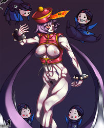 abs boob_window breasts breasts_out clothing darkstalkers hsien_ko jiangshi katagun_catapult lei-lei lei_lei nipples pubic_hair pussy serizawa_an_ne small_breasts tagme