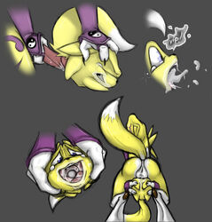 1boy 1girls anthro baby baby_digimon color digimon digimon_(species) fur furry interspecies male male/female male_anthro male_renamon nude pokomon renamon riasiru sex size_difference tagme