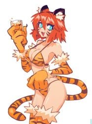 big_breasts breasts female hcnone tagme tiger tiger-chan_(hcnone)