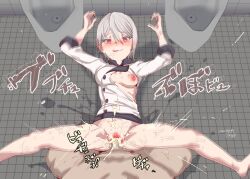 hypnosis missionary_position nakiri_alice nue_kobo nyuu_(manekin-eko) shokugeki_no_souma spread_legs toilet vaginal_penetration