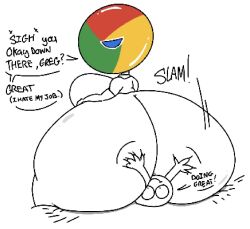 big_breasts bored bored_expression breasts browser chrome-tan facesitting female giant_ass google_chrome huge_ass internet os-tan site-tan sitting sitting_on_person smiling tagme theslashfive thick thick_ass thick_thighs thighs web_browser wide_hips