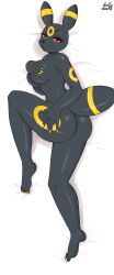 absurd_res anthro dakimakura_design dirtyduckart eeveelution female hi_res nintendo pillow pokémon_(species) pokemon pokemon_only solo umbreon video_games