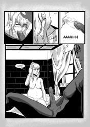 1boy 1girls absurdres after_deepthroat after_oral all_fours black_and_white black_and_white_dress black_hair black_skin blonde_hair blood_bond blowjob_face blowjob_only blush blush_lines blush_stickers breasts breasts_out closed_eyes colored_skin comic comic_page cum cum_down_throat cum_in_mouth cum_in_throat cum_inside cum_swallow cumming_in_mouth cute cute_face dark-skinned_male dark_body dark_hair dark_male dark_skin deep_blowjob deepthroat dress drool_on_penis drooling erect_penis erection fellatio female fringe glub greek_mythology gulp hand_on_head hand_on_penis handjob handjob_while_sucking happy head_pat head_patting highres imminent_deepthroat implied_deepthroat interracial licking_penis light-skinned_female light_skin long_hair looking_at_another looking_at_partner male manga manga_page mari_vill moan moaning moaning_in_pleasure monstershake muscular muscular_male naked_female naked_male nude nude_female nude_male open_eyes oral panel patting patting_head penis penis_biting penis_grab penis_suckle petite ponytail pregnant romantic sagging_breasts saliva saliva_on_penis saliva_on_tongue saliva_string seductive_mouth speech_bubble sucking sucking_penis swallowing_cum swallowing_penis_while_deepthroat throat_bulge throat_penetration titan_(greek_mythology) tongue tongue_out topless topless_male typhon typhon_(blood_bond) typhon_titan white-skinned_female white_body white_hair white_skin white_skinned_female