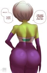 1girls alien alien_girl ass big_ass big_breasts breasts bubble_ass bubble_butt busty cheelai clothing dialogue dragon_ball dragon_ball_super dragon_ball_z eyelashes eyes female_only green_body green_skin hair hips huge_breasts jerkdibuja large_ass large_breasts legs purple_eyes short_hair shounen_jump solo solo_female spanish_text speech_bubble text thick thick_ass thick_legs thick_thighs thighs voluptuous white_hair wide_hips