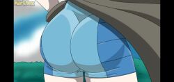 1girls artist_name ass big_ass bodysuit bubble_ass bubble_butt cape clair_(pokemon) clothed clothed_female dumptruck_ass female female_focus female_only gym_leader huge_ass large_ass leotard markbox nintendo pokemon pokemon_gsc pokemon_hgss screenshot skin_tight solo_female