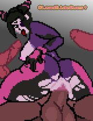 asian asian_female capcom cowgirl_position dark-skinned_male dark_skin female group group_sex human interracial juri_han lewdsidequest male male/female mammal on_bottom on_top orgy pixel_art reverse_cowgirl_position sex street_fighter video_games