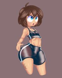 alternate_version_available artist_request big_ass femboy fnafhs fnafhs_z3ro freddy_(fnafhs) shorts sole_male trap