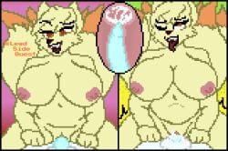 ahe_gao anthro big_breasts bodily_fluids breasts cowgirl_position cum cum_in_pussy cum_inside duo female from_front_position genital_fluids homura_(rushthewolf) lewdsidequest looking_pleasured male male/female ninetales nintendo on_bottom on_top pixel pokémon_(species) pokemon sex video_games