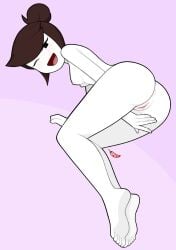 ass breasts feet female jaiden jaiden_animations looking_at_viewer mob_face nipples nude nude_female pussy pussy_juice spicy_nsfw winking winking_at_viewer youtube