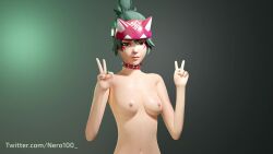 1girls 3d animated blender blizzard_entertainment breasts chest collar dark_hair female female_only green_hair hi_res kiriko_(overwatch) legs light_skin lipstick makeup mp4 nails naked nero100 nipples no_sound nude nudity overwatch overwatch_2 pose shaking shaking_breasts shorter_than_30_seconds shorter_than_one_minute skinny small_breasts solo solo_female tagme thin tinny topless video white_skin