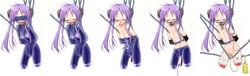 amputation amputee ball_gag bondage_gear chains drugged gag gimp guro kagami_hiiragi latex lucky_star nude peeing torture