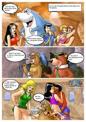 biff bubbles_blowton captain_caveman clamhead comic hanna-barbera jabberjaw jabberjaw_(character) pussy seiren shelly_lamarine tagme yogi_bear