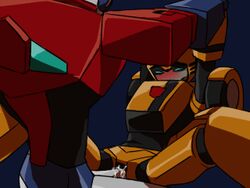 bumblebee bumblebee_(transformers) gay non-consensual optimus_prime robots tagme transformers transformers_animated