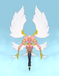 angel biblically_accurate_angel black_hair futa_only futanari light-skinned_futanari long_hair tagme tagme_(artist) tagme_(character) tailbox white_wings wings