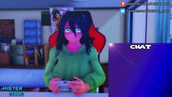 1girls 2boys 3d animated chat_log creampie cum cum_in_pussy cum_inside dialogue double_penetration double_vaginal english_dialogue fantasizing friendly_fire game mikumikudance misterorzo mmd nude penis penises_touching seren_(sdvl) sex sonia_maxine_scarlet sound spanking story streaming temptyva tired_eyes unseen_male_face vaginal vaginal_penetration video voice_acted